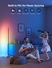 RGBIC Floor Lamp Basic 2-Pack, Standing Lamp for Bedroom Living Room