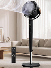 660 Large Air Circulator Fan, 4 Speed, Adjustable Tilt, Black