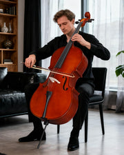 Full Size Cello, 4/4 Solid Wood Acoustic Cello