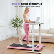Small Walking Pad with Incline - Under Desk Treadmill with Vibration Plate