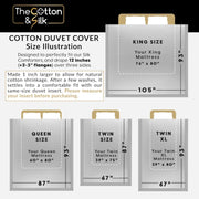 Cotton Duvet Cover Set - King Size