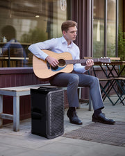 1600W 12" Powered PA Speaker & Karaoke System, Bluetooth, DJ Party