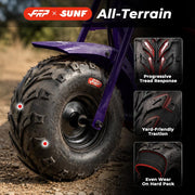GMB100 Basic Mini Bike 99cc 4-Stroke Off Road for Teens Adults 220 LBS