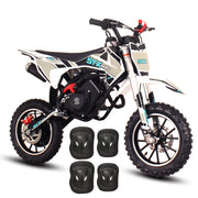 60cc Kids Dirt Bike, 4-Stroke Off-Road Gas Powered Mini Bikes