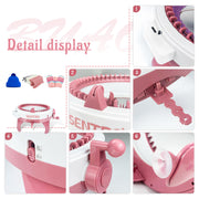 Sentro Knitting Machine, 48 Needles Knitting Loom Machine with Row Counter, Knitting Board Rotating Double Knit Loom Machine Kit