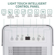 30 Pint Dehumidifier - for Basement with Activated Carbon Filter,Ultra Quiet, Humidity Sensor, Auto Shut Off, Continuous Drainage Hose - Ideal Dehumidifiers for Home, 1500 Sq Ft Dehumidifiers