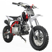110cc Dirt Bike, Gas Powered Pit Bike with Automatic Transmission, Electric Start, 12"/10" Tires, Off-Road Dirt Bike for Youth(Black)