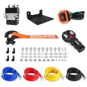 4500 lb Electric Winch Steel Cable 12V IP67 for ATV UTV Trailer SUV