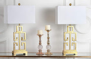 Greek Key Table Lamp Set of 2, 29" LIT4305A-SET2