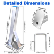 Boat Trailer Winch Stand with U-Bolts