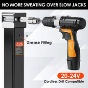 Upgrade 8000 lbs Trailer Jack, Drill Jack, Bolt-On