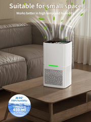 26-Pint Dehumidifier, Dehumidifier for Basement with Drain Hose, 2600 sq ft