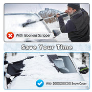 700D Oxford Fabric Car Windshield Cover for Ice and Snow, Medium Snowproof, Iceproof, Frostproof, Waterproof, With Rearview Mirror Protectors, Suitable for all Cars, Suvs, and Trucks