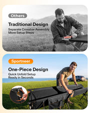 Camping Cot: 78.3"x28.7"x14.6" Comfort Cot Bed for Camping Traveling Guest Bed, Sleeping Cots for Adults with Side Pockets & Storage Bag - Ease of Assembly, Support 330 Lbs