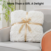 King Size Weighted Blankets for Adults 15lbs,Cream White,80" x 87"