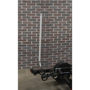 3005.2178 Post Trailer Guide-On - 65", Zinc-Plated Uprights with Zinc-Plated Hardware,White,Grey