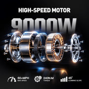 R19 Electric Dirt Bike, 9000W Peak Motor, UL 2849 Certification