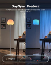 Lantern Floor Lamp, Halo Gradient RGBIC Smart Corner Lamp for Bedroom