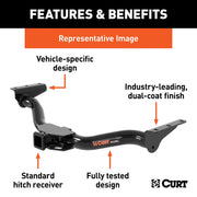 13143 Class 3 Trailer Hitch, 2-Inch Receiver