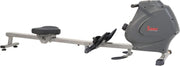 8-Level Foldable Magnetic Rowing Machine, App-Ready Monitor, Standard Seat, Black, 300 lb Capacity