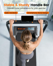 Walking Pad Treadmill for Home, Walking Pad with Incline and Handle Bar