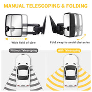 Towing Mirrors for 2002-2008 1500 2003-2009 2500 3500