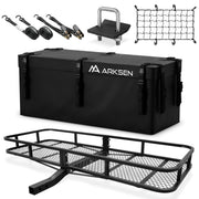 60" x 23" x 5.5" Hitch Cargo Carrier, 500 Lbs Capacity Luggage Rack