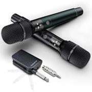 Dual Handheld Wireless Microphone System