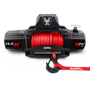 Winch 10000 lb. Load Capacity Electric Winch Kit 12V Synthetic Rope,Waterproof Electric Winch with Hawse Fairlead, with Wireless Handheld Remote and Corded Control Recovery
