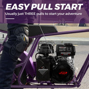 GMB100 Basic Mini Bike 99cc 4-Stroke Off Road for Teens Adults 220 LBS