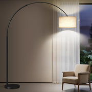 82" Tall Arc Floor Lamp for Living Room, Large Standing Arched Lamp