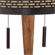 Hunter 64" Tall Rustic Modern Floor Lamp Living Room