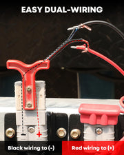 7500lbs Electric Trailer Jack with Dual Wire, Built-in Level