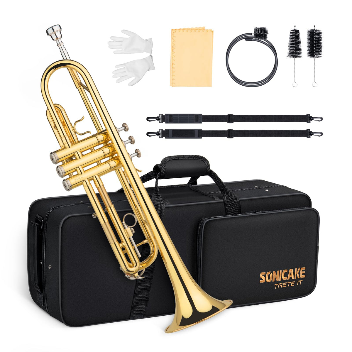 Bb Standard Trumpet, Student Trumpet Set for Beginner