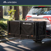 60" x 23" x 5.5" Hitch Cargo Carrier, 500 Lbs Capacity Luggage Rack