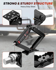 8000 lbs RV Stabilizer Jacks 24", Set of 4, Heavy Duty