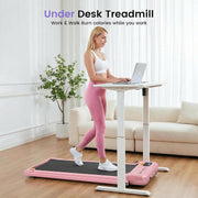 Walking Pad with Incline - Under Desk Treadmill with Handle Bar
