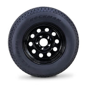 Trailer Tire Wheel ST205/75R15 8PR D 107M 5X4.5" PCD Black Mod Rim