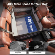 Dog Car Seat for Large Medium Dogs, Back Seat Extender for Pets, Waterproof Pet Carseat for Medium Sized Dog, Hammock for Pet, with Storage Pocket for Cars/SUV/Truck(L-28 * 22 * 20.5in)