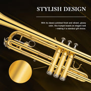 Bb Standard Trumpet, Student Trumpet Set for Beginner