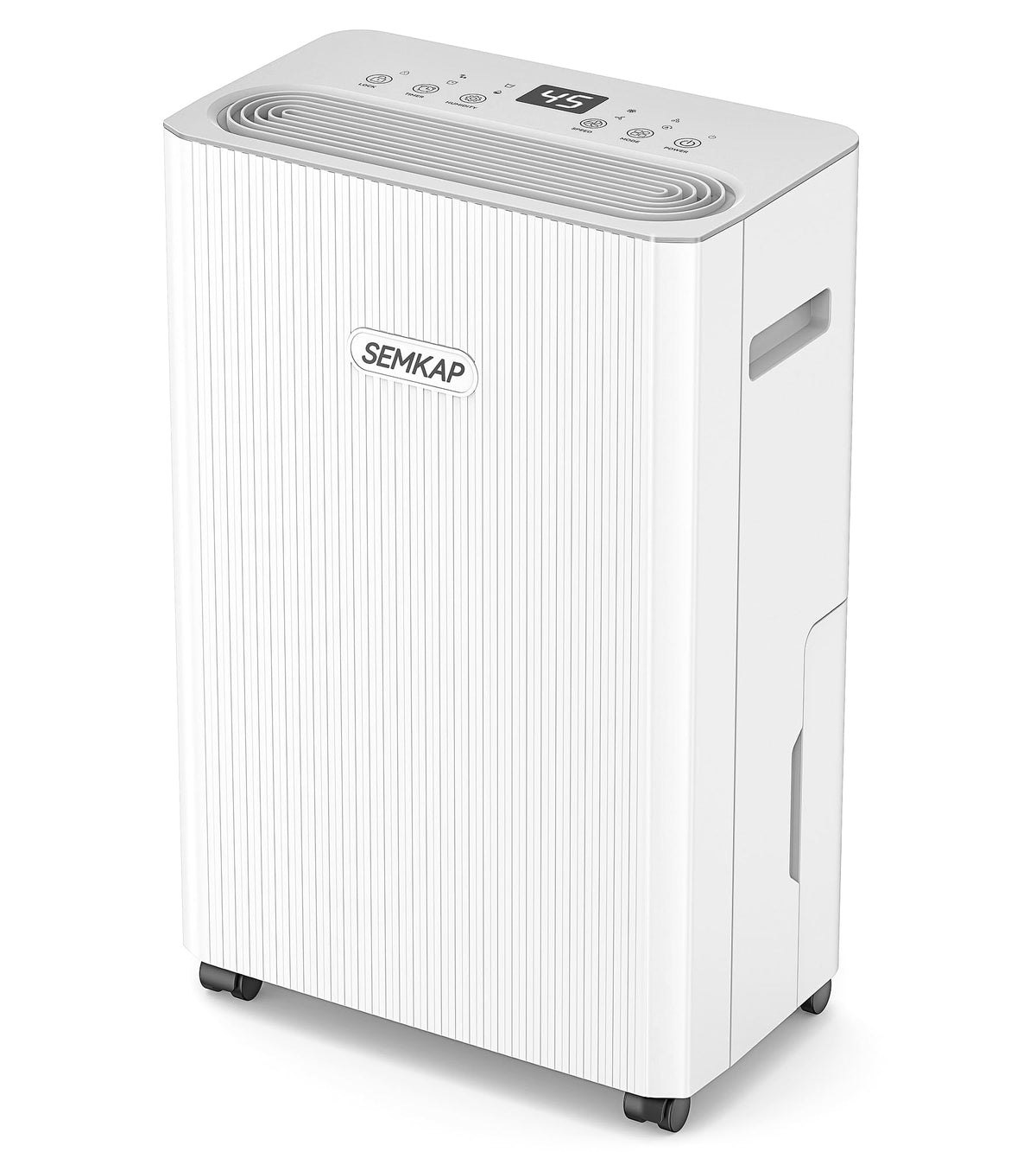 2500 Sq.Ft Max 32 Pints Dehumidifier for Basement with Drain Hose Dehumidifiers for Home, Large Room, Bathroom, Bedroom, Quiet With Smart Compressor, Intelligent Humidity Control, 24HR Timer