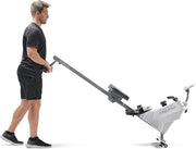 16-Level Scull-Style Magnetic Rowing Machine, Advanced LCD Monitor, Standard Seat, Charcoal, 265 lb Capacity