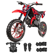 Gas Bike for Kids 50cc Gas Powered 2 Stroke Off Road Dirt Bike Boys Girls