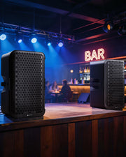 1600W 12" Powered PA Speaker & Karaoke System, Bluetooth, DJ Party
