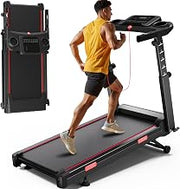 20% Auto Incline Treadmills for Home, Foldable Walking Pad Treadmill