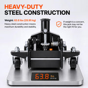 3 Ton Floor Jack (6000 lbs), Single Piston Steel Hydraulic Floor Jack, Lift Range 5.5" to 18.5", Fits Cars, SUVs & Standard Trucks - Not for Lifted Vehicles or Heavy-Duty Trucks