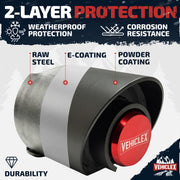 2-5/16-Inch Trailer Coupler Lock with Weatherproof Shield