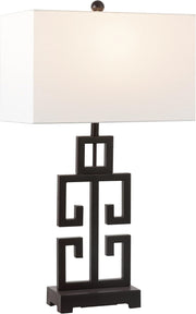 Greek Key Table Lamp Set of 2, 29" LIT4305A-SET2