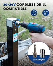 8000 lbs Trailer Jack Heavy Duty, 20-24V Electric Drill–Operated