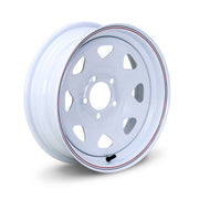 Trailer Tire Wheel ST205/75R14 8PR 105N 5X4.5 White Spoke Pk2
